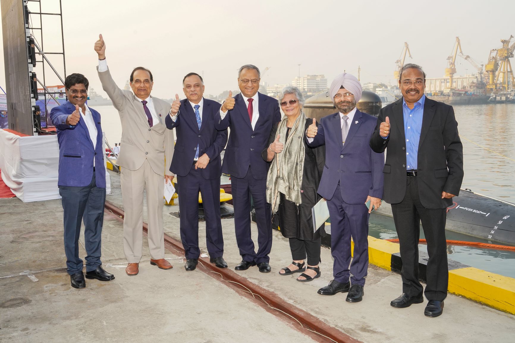 Commissioning Of Indian Naval Ship Vagir By Admiral R Hari Kumar, PVSM, AVSM, VSM, ADC Chief Of The Naval Staff - 23rd Jan 2023123